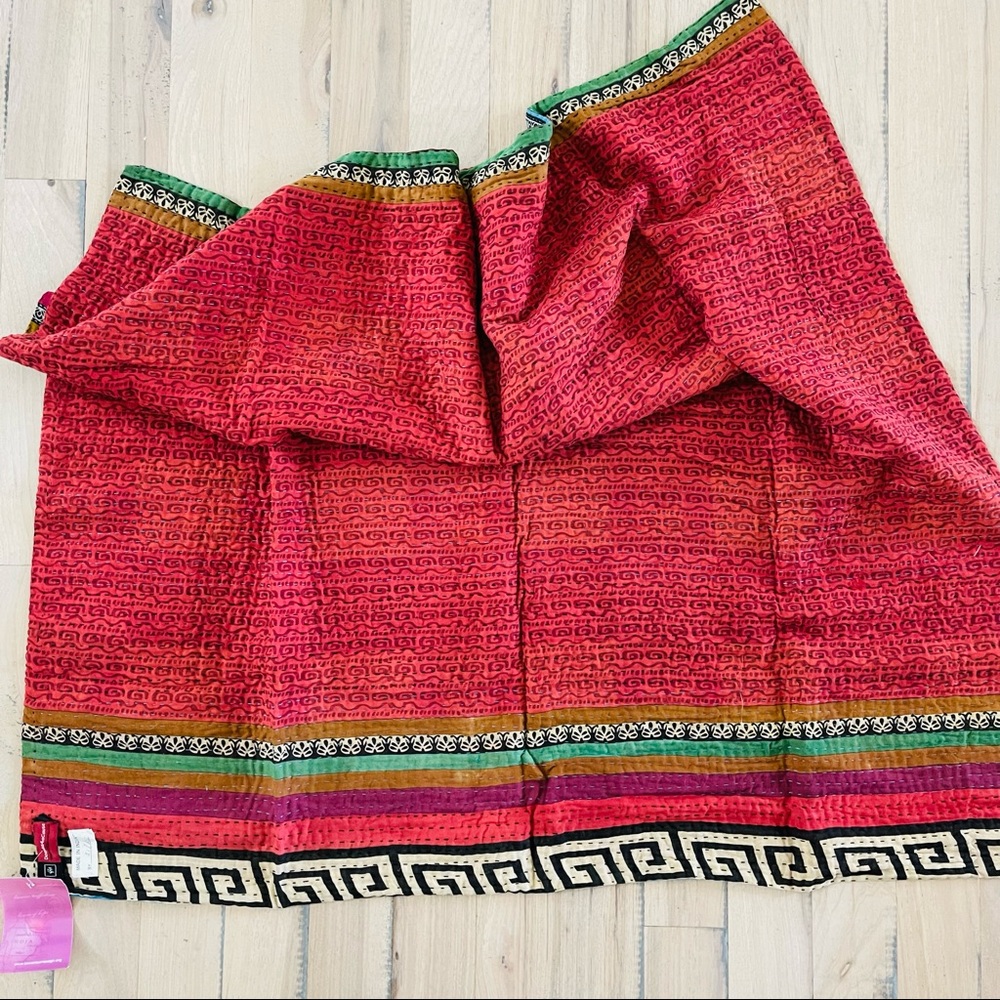 New Kantha baby blanket